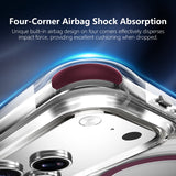Transparent Magnetic Shockproof Airbag Phone Case For iPhone