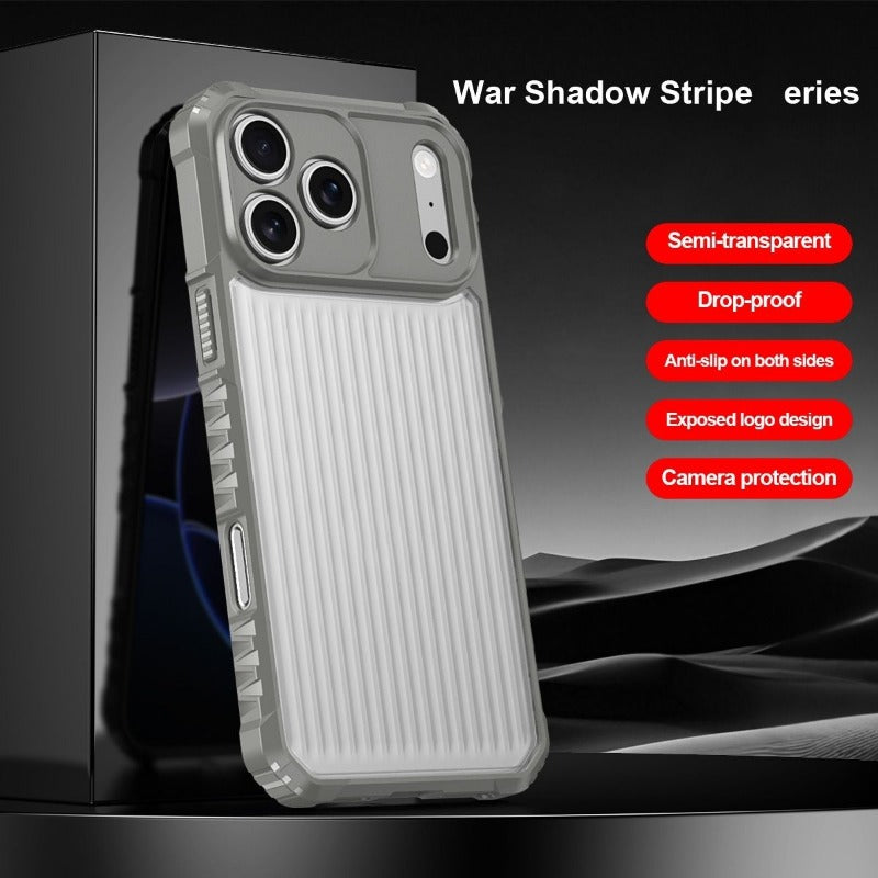 Vertical Striped Protective Phone Case For iPhone