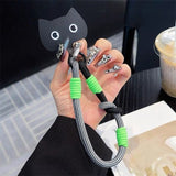 Cat-shaped Lanyard Phone Case For iPhone