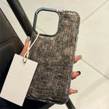 Luxury Glossy Crocodile Pattern Case For iPhone