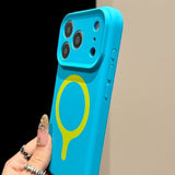 Liquid Silicone Magnetic Phone Case For iPhone