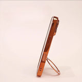 Transparent Stand Soft Phone Case For iPhone