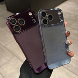 Plating Heat Dissipation Cooling Hollow Case For iPhone