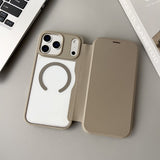 Flip Card Holder Magnetic Phone Case For iPhone