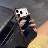 Luxury Plating Make Up Mirror Phone Case For iPhone