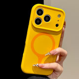 Liquid Silicone Magnetic Phone Case For iPhone