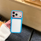 Transparent Colored Lanyard Phone Case For iPhone