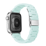 Candy Color Resin Silicone Strap For Apple Watch