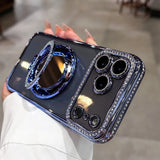 Diamond Mirror Magnetic Case For iPhone