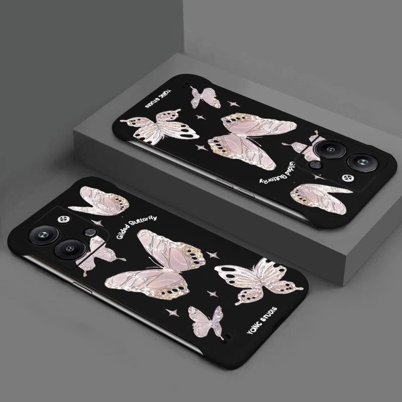 Ultra-thin Borderless Butterfly Phone Case For iPhone