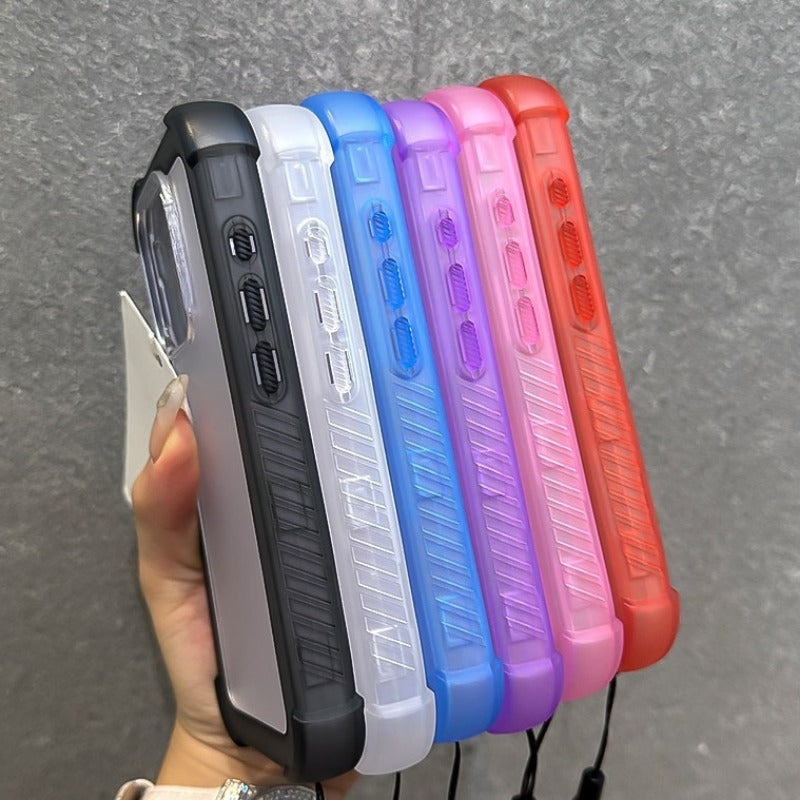 Transparent Frosted Drop-proof Phone Case For iPhone