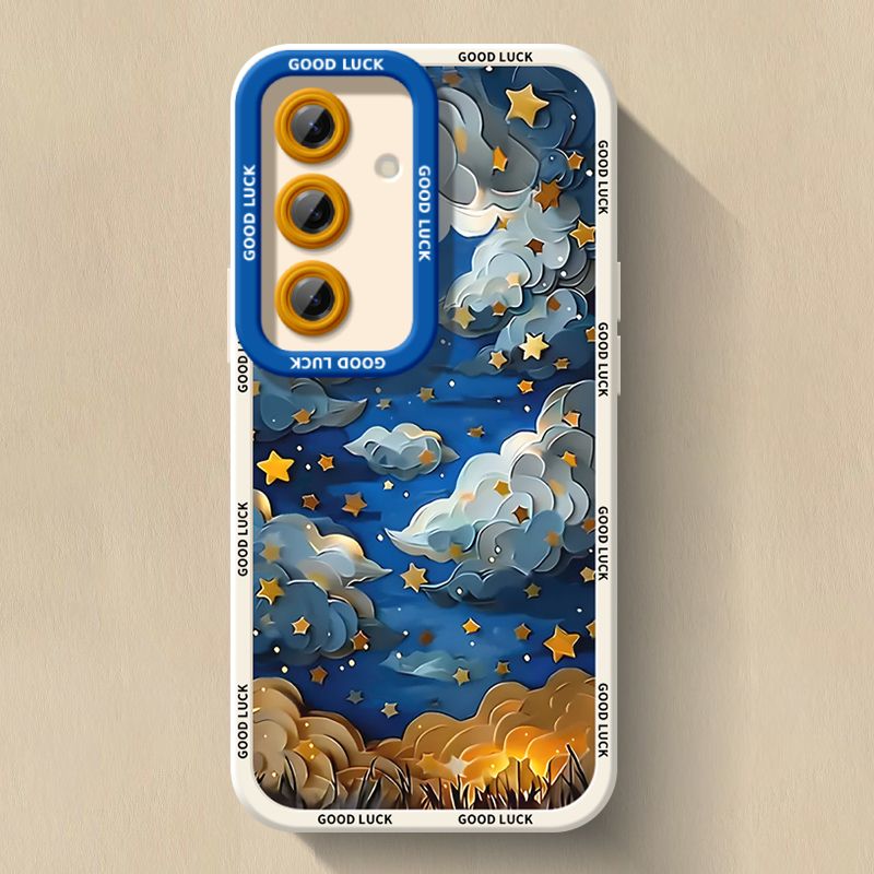 Nebula Moonlight Soft Phone Case For Samsung