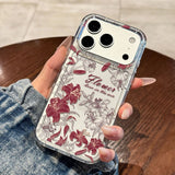 Flower-shaped Transparent Phone Case For iPhone