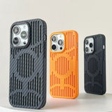 Heat Dissipation Magnetic Frosted Phone Case For iPhone