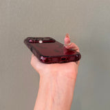 Transparent Magnetic TPU Shockproof Phone Case For iPhone