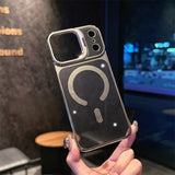 Electroplated Frameless Magnetic Phone Case For iPhone