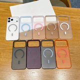 Ultra-Thin Matte Clear Magnetic Case For iPhone