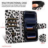 Leopard Print Leather Phone Case For iPhone