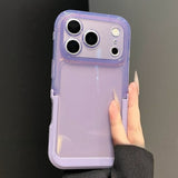 Invisible Stand Transparent Drop-Proof Phone Case For iPhone