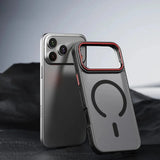 Matte Transparent Magnetic Case For iPhone