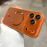 Big Window Flowing Light Magnetic Case For iPhone
