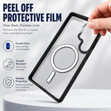 Transparent Acrylic Magnetic Phone Case For Samsung