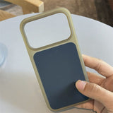 Liquid Silicone Semi-transparent Phone Case For iPhone