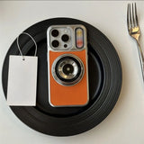 Stereo Camera Mirror Stand Phone Case For iPhone