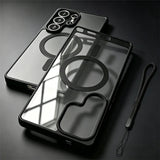 Transparent Acrylic Magnetic Phone Case For Samsung
