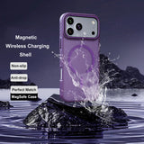 Matte Transparent Magnetic Case For iPhone