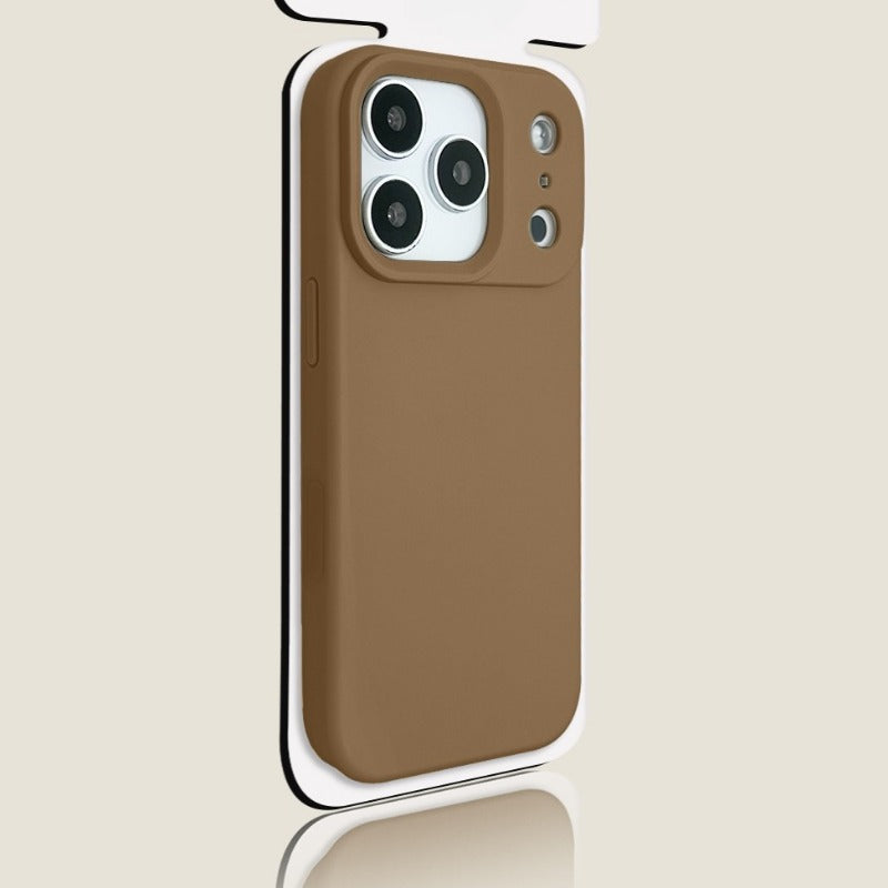 Simple Solid Color Phone Case For iPhone