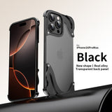 Magnetic Transparent Borderless Phone Case For iPhone
