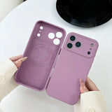 Liquid Silicone Magnetic Phone Case For iPhone