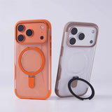 Luxury Shockproof Bumper Magnetic Ring Stand Case for iPhone