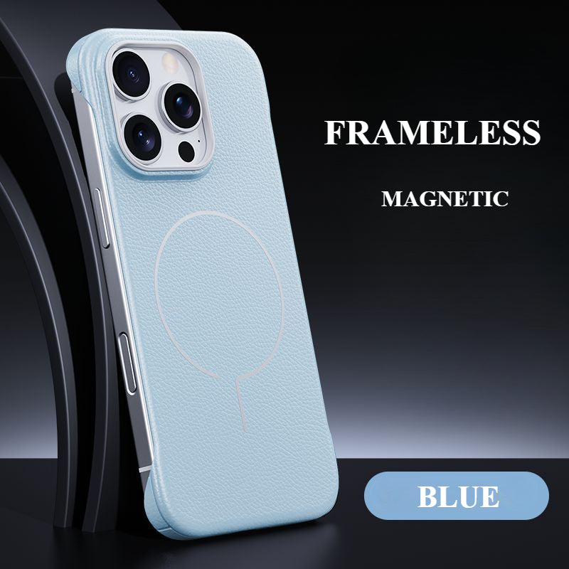 Ultra-thin Borderless Magnetic Phone Case For iPhone