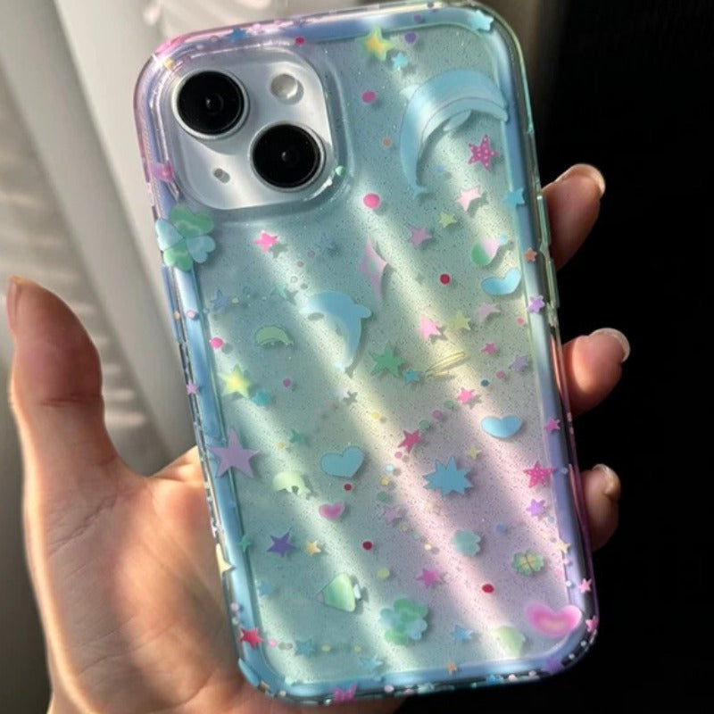 Cute Dolphin Silicone Phone Case For iPhone