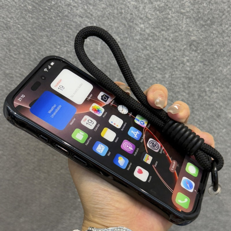 Thin Circle Magnetic Transparent Phone Case For iPhone
