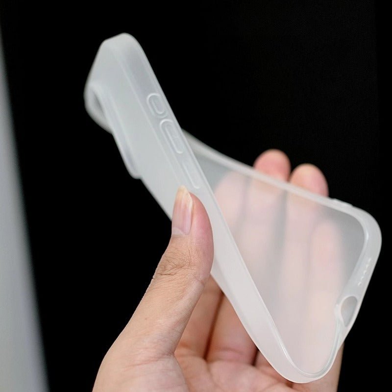 Frosted Transparent Ultra-thin TPU Silicone Phone Case For iPhone