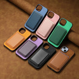 Magnetic Attraction Wallet Phone Case For iPhone