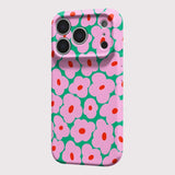 Flower Hard PC Bumper Cover Coque Phone Case For iPhone