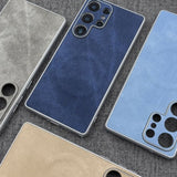 Magnetic Denim Textured Soft Phone Case For Samsung