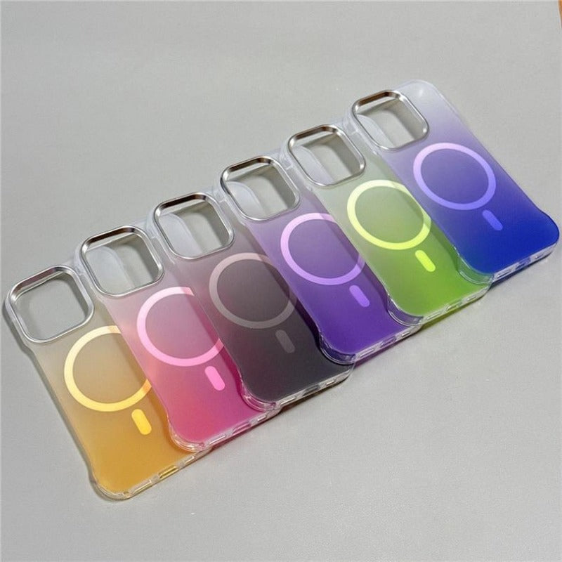 Gradient Color Ultra-thin Borderless Phone Case For iPhone