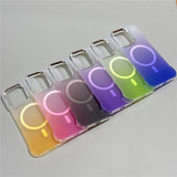 Gradient Color Ultra-thin Borderless Phone Case For iPhone