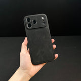 Retro Leather Magnetic Phone Case For iPhone