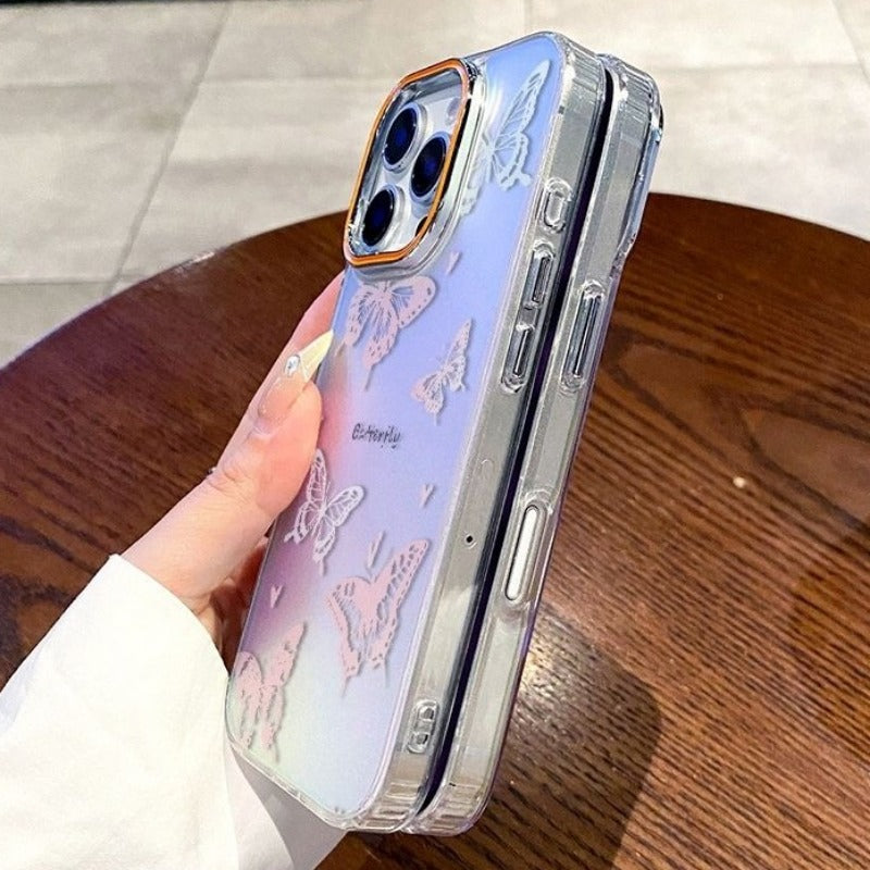 Gradient Butterfly Phone Case For iPhone