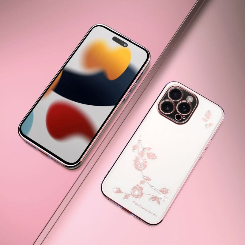 Flower Transparent Phone Case For iPhone