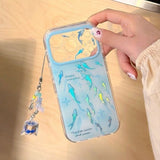 Ocean Blue Koi Fish Phone Case For iPhone