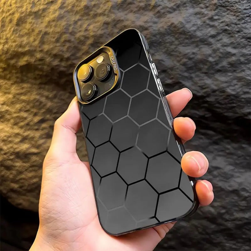 Honeycomb Design Phone Case For iPhone