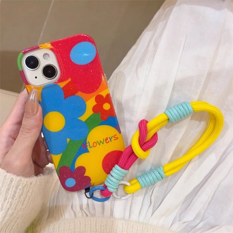 Graffiti Flower Phone Case For iPhone