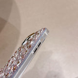 Electroplating 3D Glass Rhinestone Phone Case For iPhone